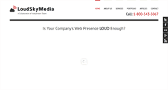 Desktop Screenshot of loudskymedia.com